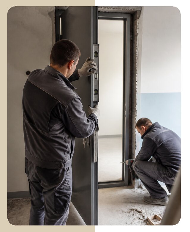 Установка технической двери под ключ с гарантией в Вятских Поляне