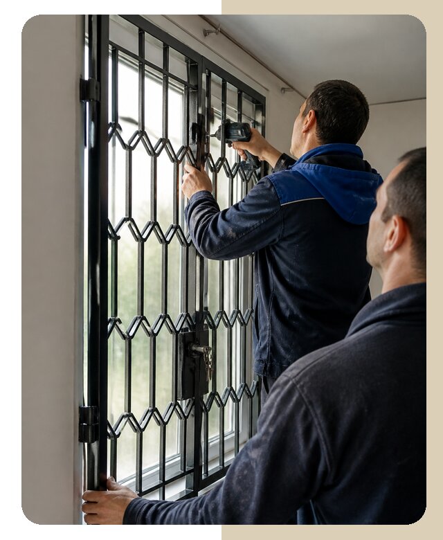 Установка распашных решеток в Вятских Поляне цена от 6598 р. | ДвериЛегко-Втс